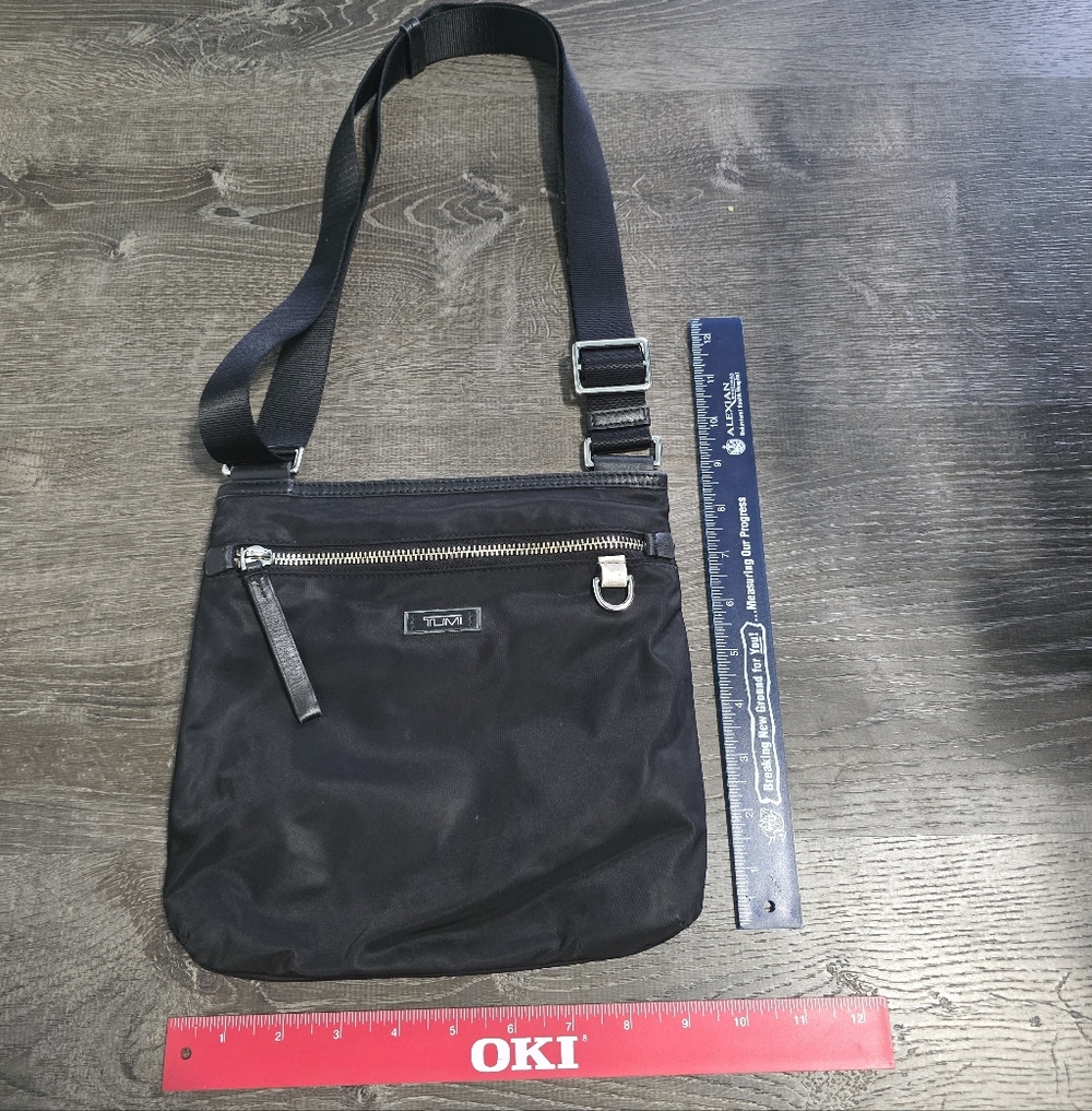 Tumi Black Messenger Bag